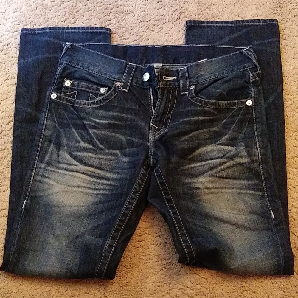 True religion faded jeans